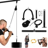 9 db-os Fitness Pole System LAT Lift Pull-Down Machine a bicepsz Curl Back Shoulder Forearm Triceps Extensions Workout Loading 300lbs-hoz