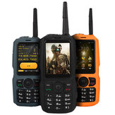 A17 3G Netzwerk W-LAN 2800mAh IP68 Wasserdichte Gegensprechanlage Zello PTT Android Geographisches Positionierungs System Bluetooth Feature Phone
