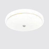 LED Motion Sensor Ceiling Light Bedroom Kitchen Round Panel Home Fixture Lamp