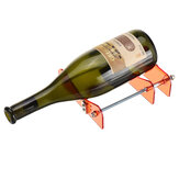 Máquina ajustable de corte de botellas de vidrio de soporte para tazas rojas de 2 piezas de acrílico para botellas de vino/cerveza Porta Vinos Bekerhoud DIY Máquina de corte de botellas