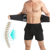 Suporte lombar cinto BOER com faixa elástica de metal para academia, fitness, levantamento de peso, proteção contra lesões e alívio da dor
