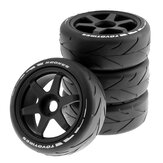 4PCS Neumáticos de Rally en Carretera Ruedas de 17mm Hex para ARRMA ZD Racing HSP HNR X3GT 1/7 1/8 Coche de RC Modelos de Vehículos Piezas