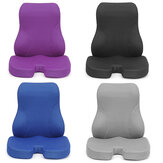 Sit And Lean Memory Foam Lumbar Back Support Pillow Seat Cushion Support Back Pillow Backrest for Office Chair Car Seat