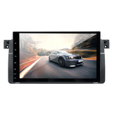 9 pouces 2DIN pour Android 8.0 Radio stéréo de voiture 1 + 16G WiFi GPS Navigation Sat OBD DAB avec caméra 4LED pour BMW E46 3 Series