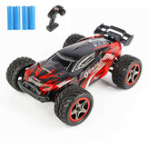 Eachine EAT11 1/14 RC Car 45km/h High Speed 4WD 2.4G Off Road Truck 7.4V 1500mAH RC Vehicle Models with Several Rechargeable Batteries LED Lights and All Terrain Full Proportional Control Toys Gifts for Boys Kids and Adults