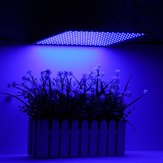 15W 225LED Światło Roślinne Niebieska Lampka Ultrathin Panel Hydroponiczna Roślina Wewnętrzna Warzywa Kwiaty AC85-265V