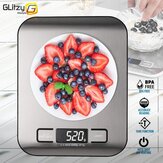 5/10kg Digital Multi-Function Food Kitchen Scale Stainless Steel Fingerprint-proof Finish Platform with LCD Display Baking Scale for Cooking Baking