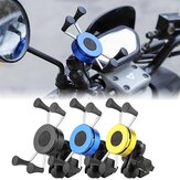 Universal Aluminiumlegierung Motorrad Fahrrad Lenker Spiegel Handyhalterung Ständer Halterung Outdoor Vlog Aufnahme für 4-6,5-Zoll-Geräte