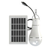 20W Solar-Power-USB-wiederaufladbare Campinglampe mit 5 Modi und Solarpanel mit 3m Kabel