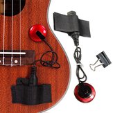 Микрофон с контактным пьезоэлементом с зажимной лентой для гитары, скрипки, укулеле и банджо