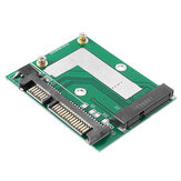 แปลง mSATA SSD เป็นการ์ดโมดูลอะแดปเตอร์แปลงสัญญาณ SATA 6.0GPS ขนาด 2.5 นิ้วสำหรับบอร์ดโมดูล Mini Pcie SSD ที่เหมาะสมกับ SATA3.0Gbps/SATA 1.5Gbps