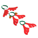 Accesorios para disfraces de Navidad: banda de pelo con astas de reno