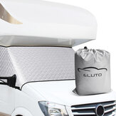 ELUTO Pokrywa przedniej szyby samochodu przeciwsłoneczna i przeciwśniegowa Windproof dla RV 1997-2019