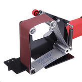 Przystawka do szlifowania taśmowego Drillpro do dużej szlifierki kątowej o szerokości 50 mm dla papierów ściernych do metalu i drewna, adapter do szlifierki kątowej 115 125
