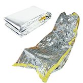 Acil Uyku Çanta Ultralight Taşınabilir Yalıtım Hayatta Kalma Kurtarma Outdoor Kampçılık Gümüş Battaniye