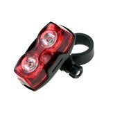 Bicycle Super Bright Dual-lamp Taillight 2 LED 400LM 3 Modes Bike Safety Warning Light IPX4 Large Wide-angle Without Battery