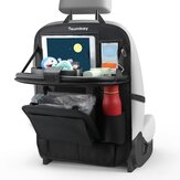 Органайзер для заднего сиденья автомобиля Tsumbay с карманами для хранения и мусорным контейнером-столиком
