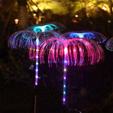Luces solares LED exteriores a prueba de agua, lámpara solar para decoración de jardines en forma de medusa, cambia de color