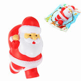 Хамелеон сжатый дед Мороз Санта Клаус медленно восходящий с упаковкой