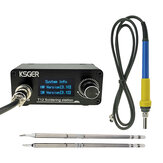 KSGER מיני STM32 V3.1S OLED תחנת רתימה T12 מתמיכת DIY פלסטיק 907 9501 ידית כלי חשמליים עם קיטום מהיר של קצוות הרתימה T12 8s Tins
