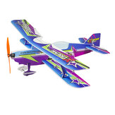 Dancing Wings Hobby E30 PITTS 450mm Envergadura de alas Tablero de espuma de PP Micro Avión RC en interiores Kit/Biplano KIT+Combo de energía