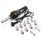 GJ-8018 220V 450W LCD Portable Electronic Heat Hot Air Desoldering Soldering Tools With 9 Nozzle