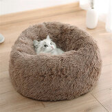 Łóżko okrągłe dla psa lub kota o rozmiarze 4. Wyściełane, miękkie legowisko dla zwierzęcia, poduszka do spania dla szczeniaka.