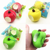 Sanqi Elan Symulacja Urocze Jabłko Miękkie Zgniecione Wolne Wzrastanie Oryginalne Opakowanie Łańcuch Zabawka Dla Dzieci