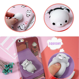 iPhone 6 6s＆6Plus 6sPlus用のBakeey™ Cartoon 3D Squishy Squeeze Slow Rising Cat Panda Soft TPUケース