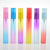 6Pcs Mini colored glass perfume bottles Bottled bottles of atomized cosmetic containers