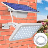 Solar Panel LED Light Sensor Wall Street Lamp Adjustable Floodlight Waterproof For Outdoor Lawn Garden