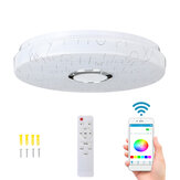 30W Modern Dimmable LED RGB Bluetooth Music Ceiling Light APP Remote Control