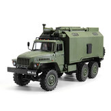 WPL B36 Ural 1/16 Kit 2.4G 6WD Rc Auto Militaire Truck Rock Crawler Geen ESC Batterij Zender Oplader