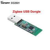 3Pcs Sonoff ZB CC2531 Module Dongle USB Carte Nue Analyseur de Protocole Interface USB, Prend en Charge BASICZBR3 S31 Lite zb