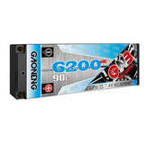 Batería Gaoneng GNB 7.4V 6200mAh 90C 2S Lipo con enchufe T/TRX/XT60 para coche RC