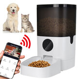 6L WiFi/bluetooth/ビデオスマート自動ペットフィーダータイマーアプリ制御音声録音付き猫用品犬ディスペンサー