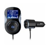 Caricabatterie per auto trasmettitore FM USB doppio lettore MP3 Bluetooth 4.1+EDR BC30 con vivavoce