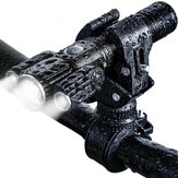 スーパーブライトなマルチアングル調整可能なUSB充電防水自転車ヘッドライトテールライト