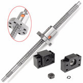 250mm SFU1204 Ball Screw With BK10 BF10 End Supports For CNC Parts