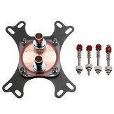 50mm Copper Base CPU Water Cooling Block Waterblock with 2 Pagodas for AM4