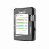 Verificador de células ToolkitRC MC8 Mini Tamanho 32 bits Multi-Verificador Bateria Saída PWM Leitura PPM SBUS com Carregamento Rápido USB-C