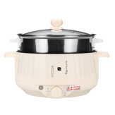 220V Mini Electric Cooking Pot Multifunction Rice Cooker Hot Pot Noodles Egg Soup Steamer Non-stick Linner Electric Cooker