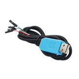 Caturda C0889 PL2303TA Câble Convertisseur USB vers TTL RS232 pour Module de Mise à Niveau pour Raspberry Pi