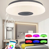 Ενισχυμένο φωτιστικό οροφής με μουσική στήριξη, δυνατότητα ρύθμισης φωτεινότητας RGB LED 72W με τηλεχειριστήριο APP