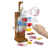 Modelo de Corpo Humano assustador Piada Truque Jogo Creepy 3D Puzzle Novidades Brinquedos Presente Da Mordaça Brinquedo Montado 
