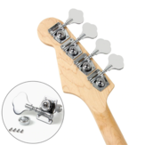 1Pc Gitarrenstimmwirbel für E-Bassstimmwirbel Gitarre Offene Stimmwirbel Maschinenköpfe für Jazzbass Gitarre Silber