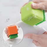 Honana BC-565 Çok Amaçlı Ev Banyo Silikon Temizlik Fırça Makyaj Temizleyici Yıkama Scrubber Parçalar Çamaşır Yıkama Fırça Yıkama Parçalar
