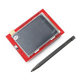 2.4インチTFT LCDシールドILI9341 HX8347 240 * 320 Touch Board 65K RGBカラーディスプレイモジュール、Arduino用UNO Geekcreit用タッチペン-公式Arduinoボードで動作する製品