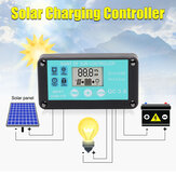 Solarcontroller Mppt Nauwkeurige Monitoring Controller met Functie LCD-scherm Meerdere bescherming Zonne-oplaadcontroller