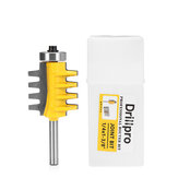Drillpro T-Slot Finger Joint Router Bit 1/2 أو 1/4 بوصة عرقوب عكسي لقطع الأعمال الخشبية